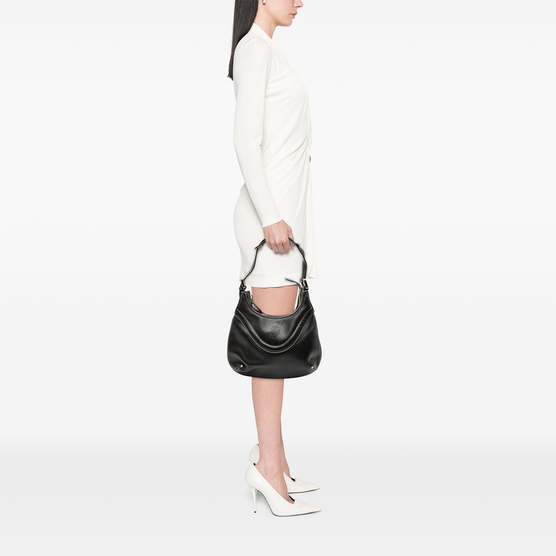 Leather Hysteria Crest Shoulder Bag - Image 7