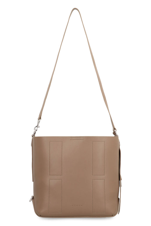 Hogan Hocket Piccola Hobo Bag — Beige Calf Leather