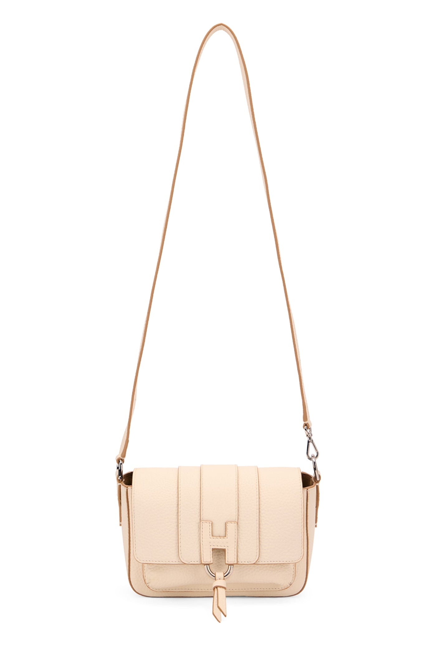 Hogan Trend Shoulder Bag — Beige Leather