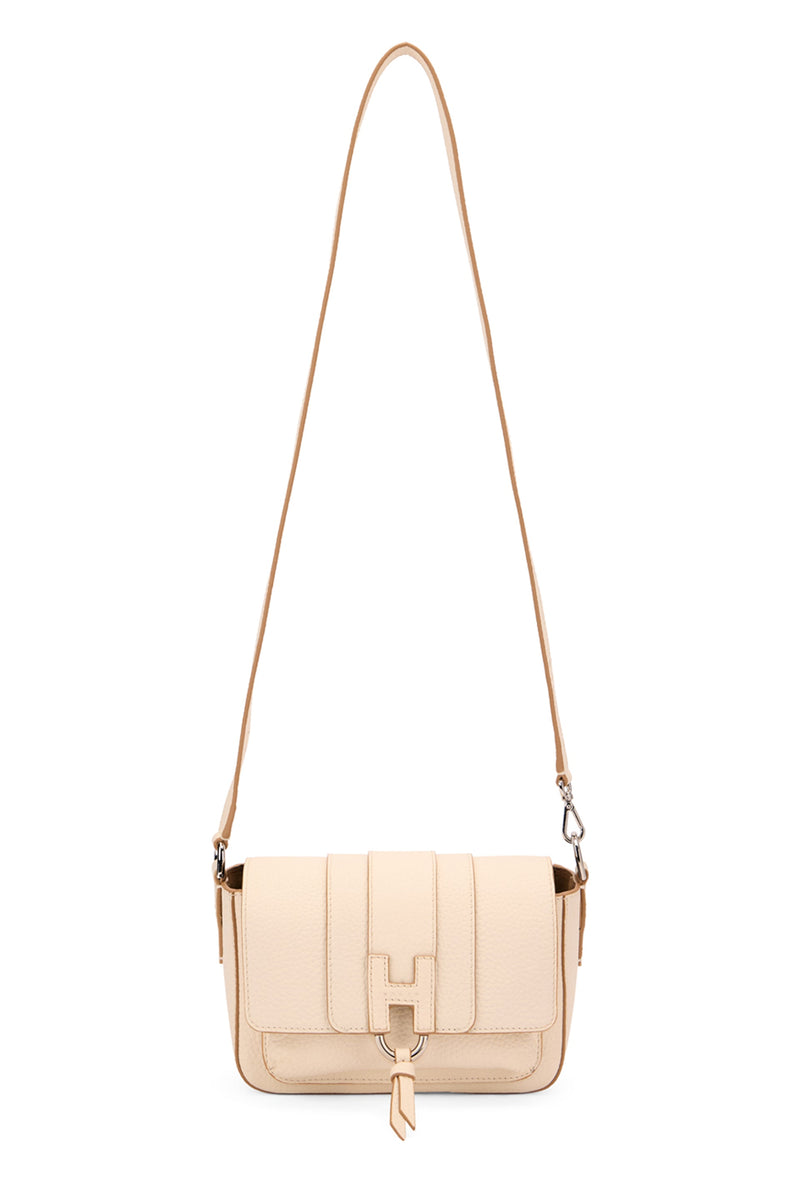 Hogan Trend Shoulder Bag — Beige Leather