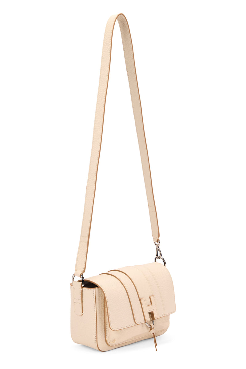 Hogan Trend Shoulder Bag — Beige Leather