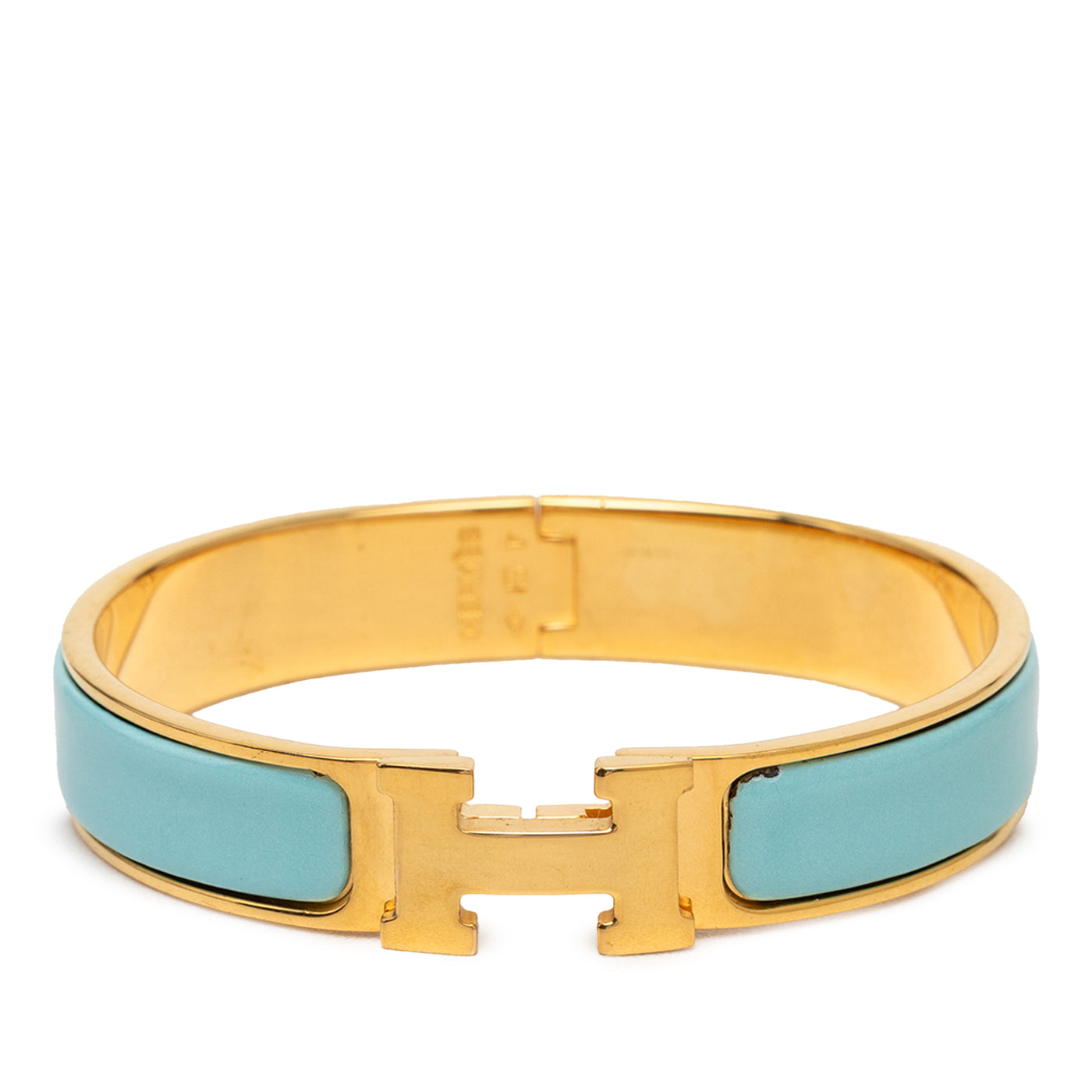 Narrow Enamel Clic H Bracelet GM - Image 1