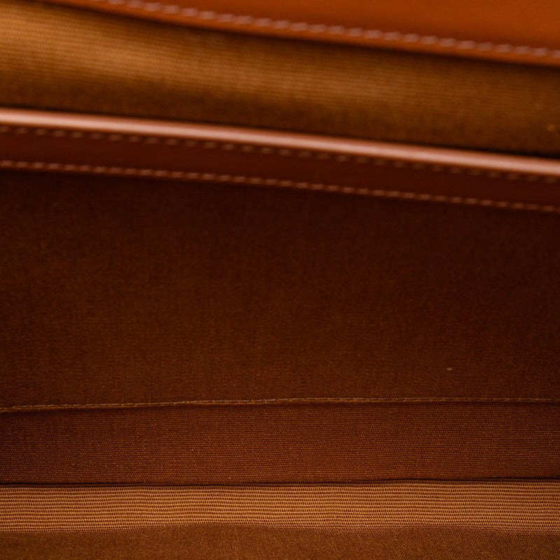 Triomphe Coated Canvas Wristlet Flap Pouch - Image 4