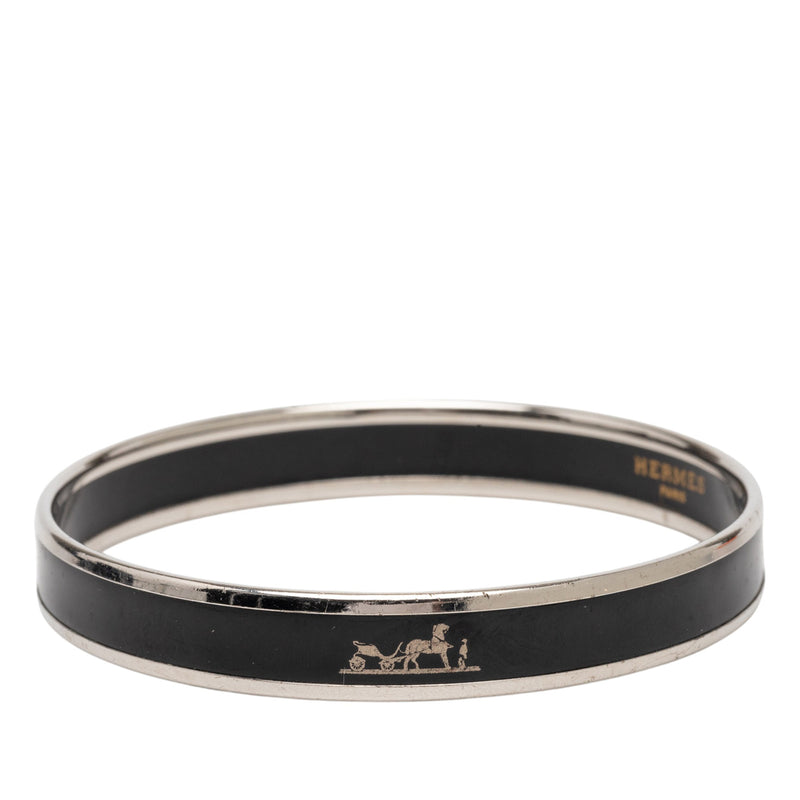 Narrow Enamel Calech Bangle Bracelet 65 - Image 2