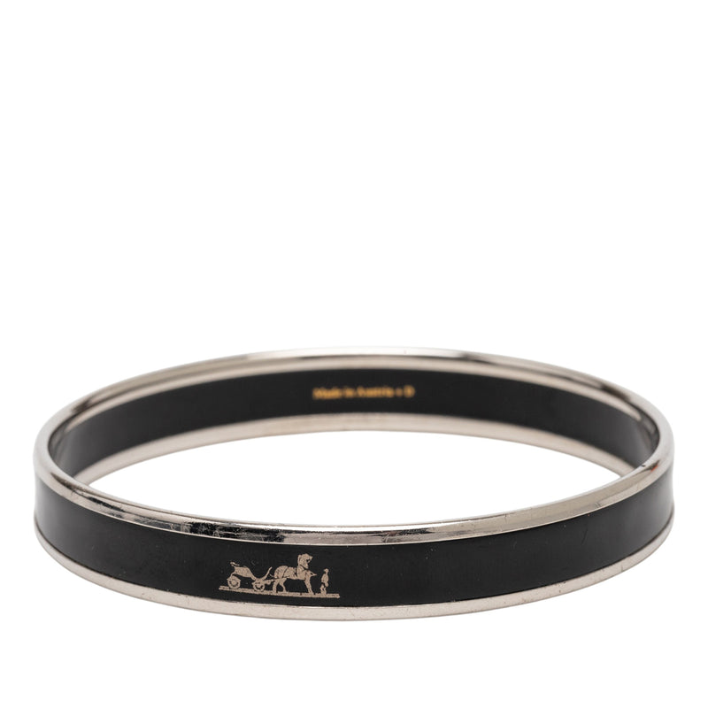 Narrow Enamel Calech Bangle Bracelet 65 - Image 3
