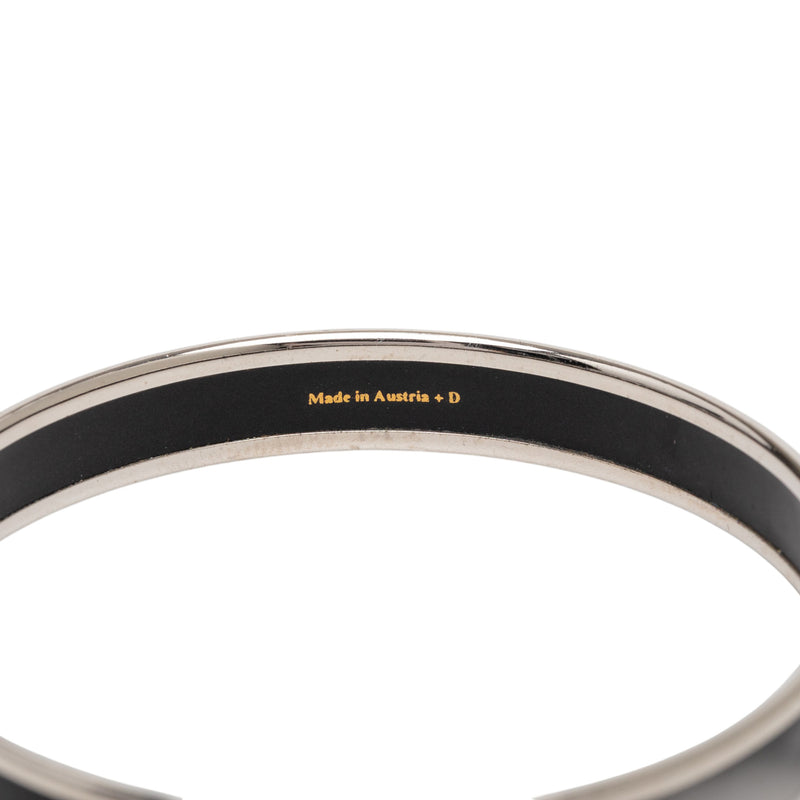 Narrow Enamel Calech Bangle Bracelet 65 - Image 4