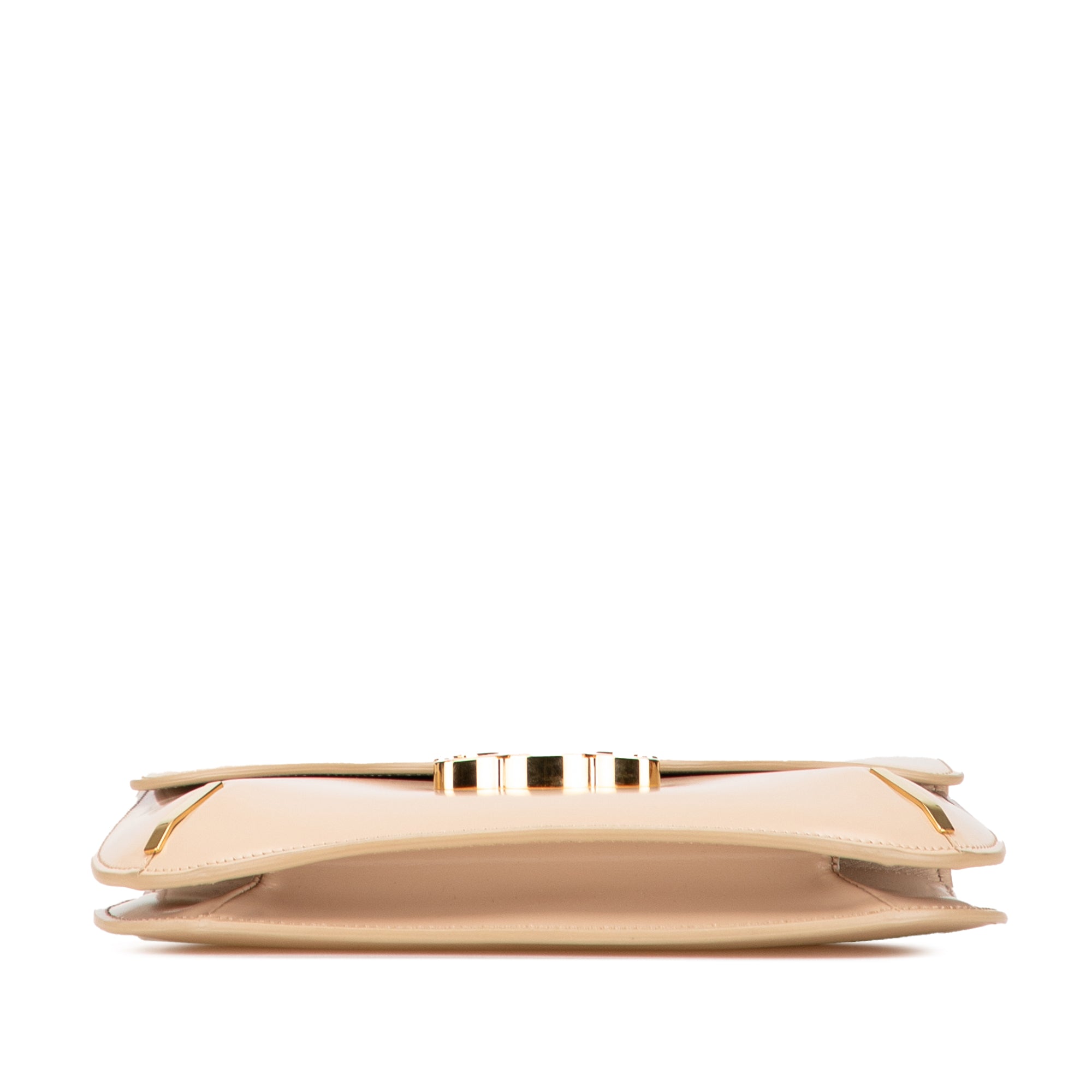 Teen Shiny Calfskin Triomphe Besace Clea Chain Crossbody - Image 3