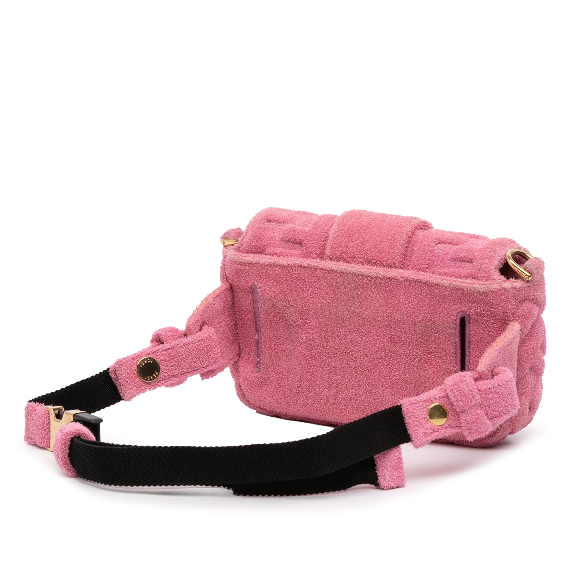 Embossed Terry Cloth FF 1974 Convertible Belt Baguette - Image 2