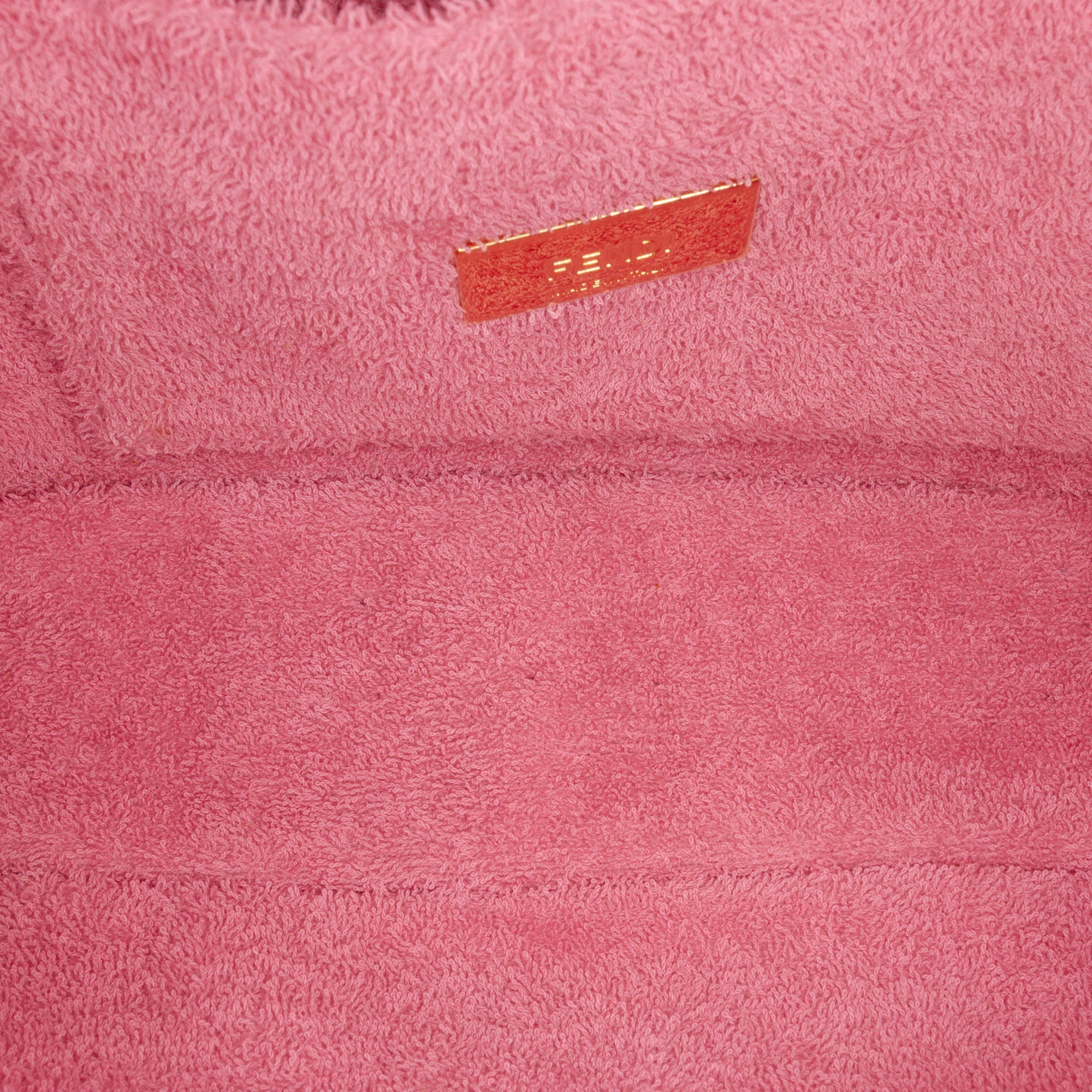 Embossed Terry Cloth FF 1974 Convertible Belt Baguette - Image 4