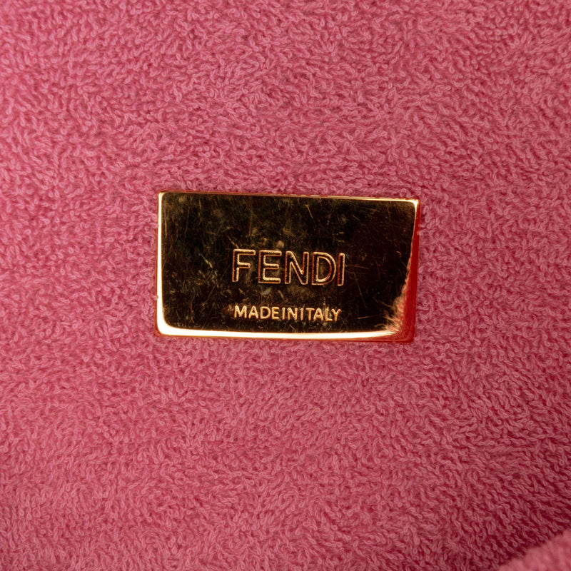 Embossed Terry Cloth FF 1974 Convertible Belt Baguette - Image 5