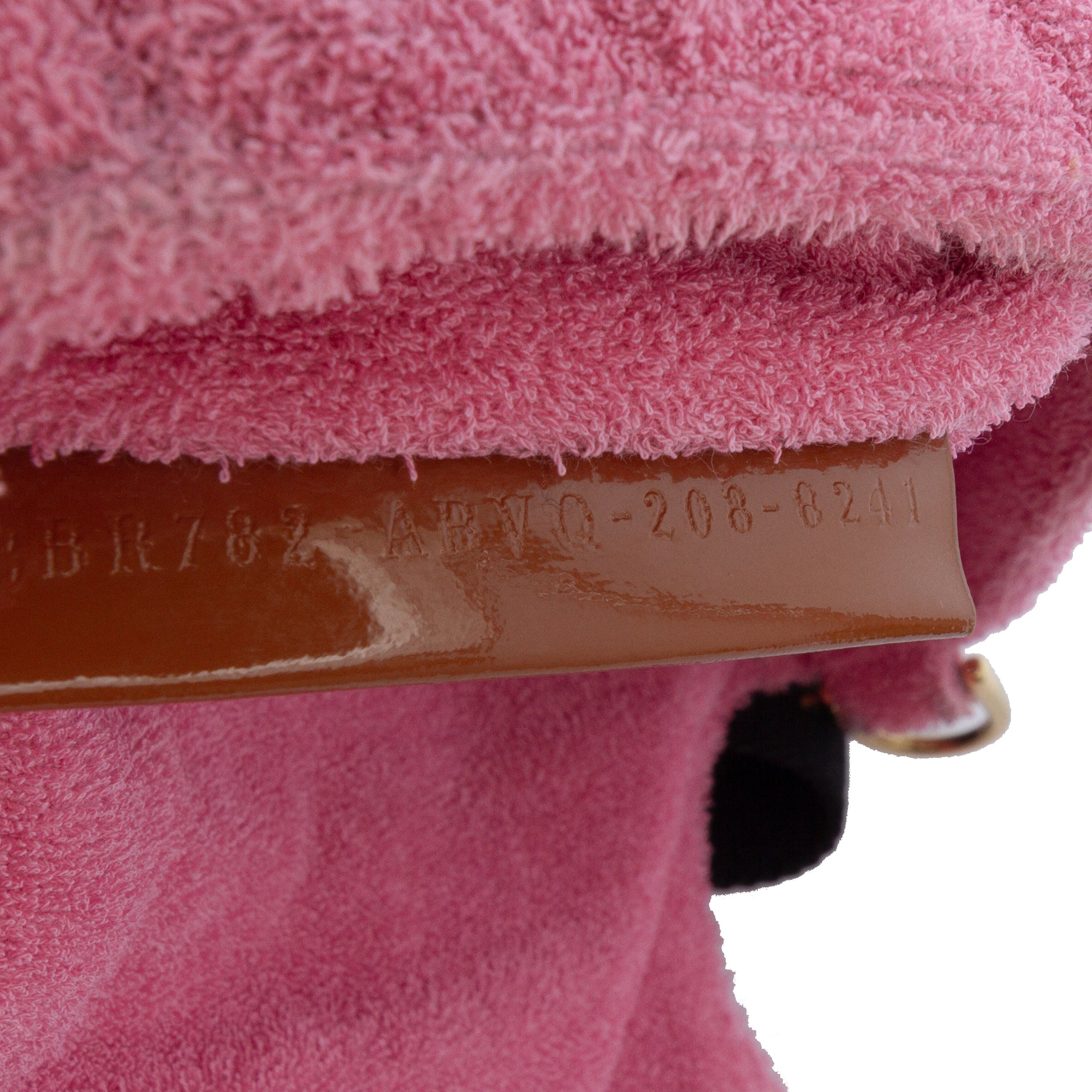 Embossed Terry Cloth FF 1974 Convertible Belt Baguette - Image 6