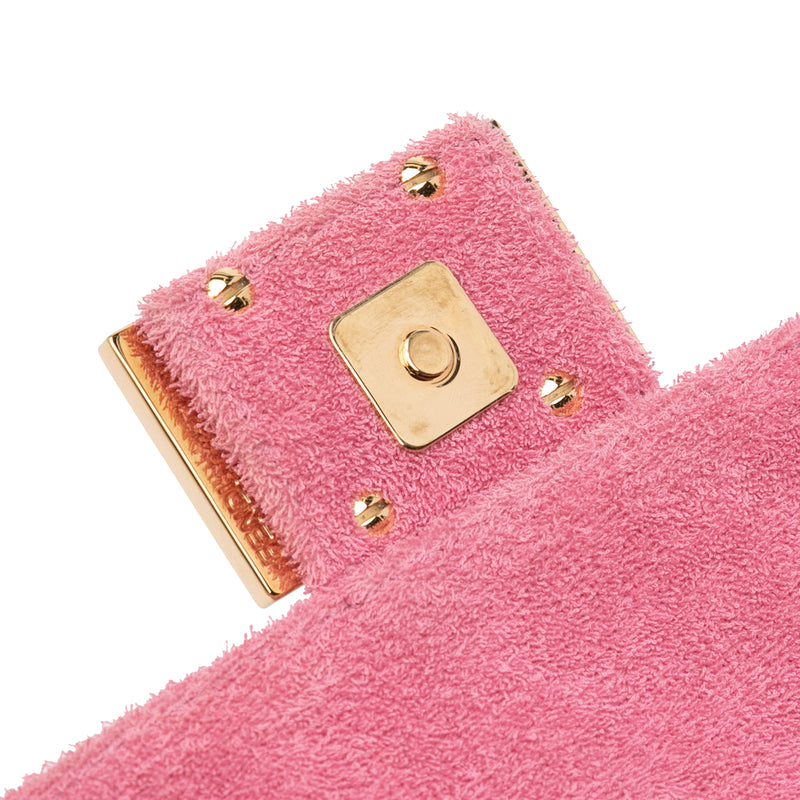 Embossed Terry Cloth FF 1974 Convertible Belt Baguette - Image 7