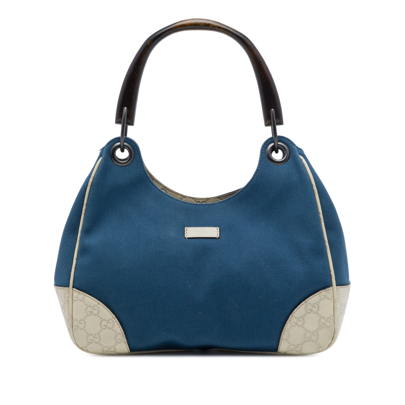 Guccissima Trimmed Canvas Colbert Shoulder Bag - Image 1