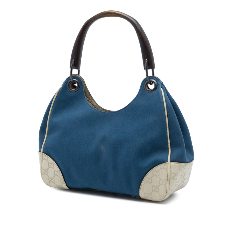 Guccissima Trimmed Canvas Colbert Shoulder Bag - Image 2