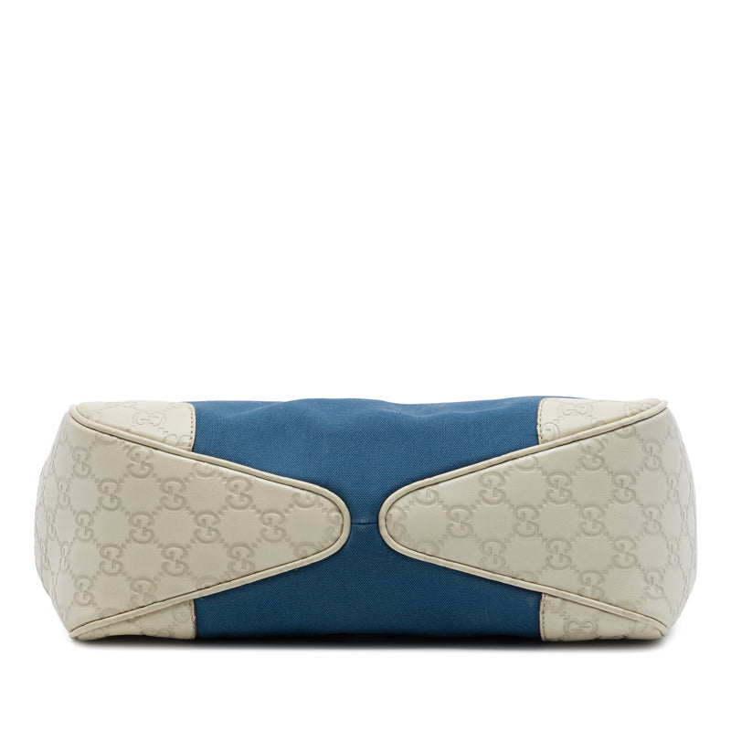 Guccissima Trimmed Canvas Colbert Shoulder Bag - Image 3