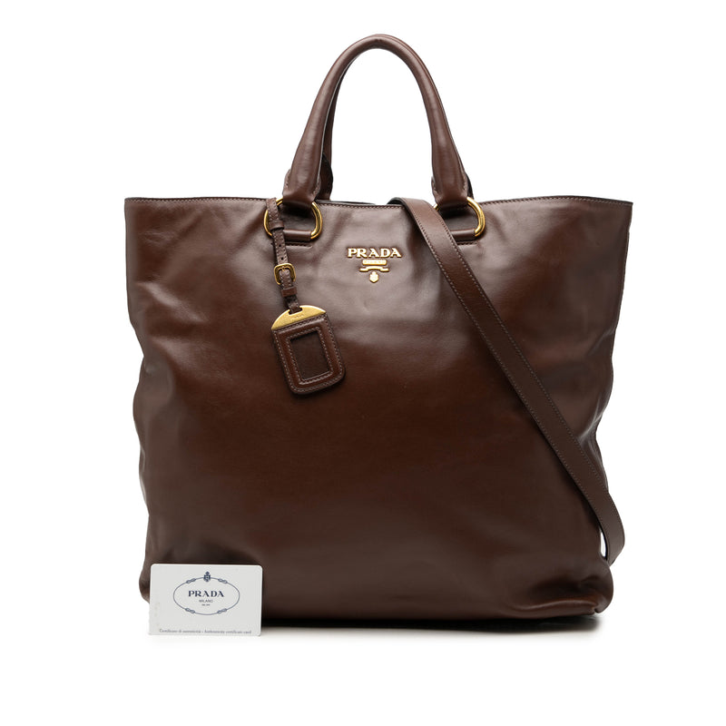 Soft Calf Open Convertible Tote - Image 7