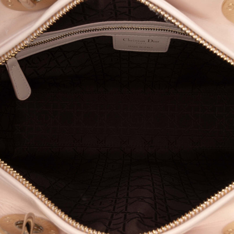 Large Lambskin Cannage Lady Dior - Image 4