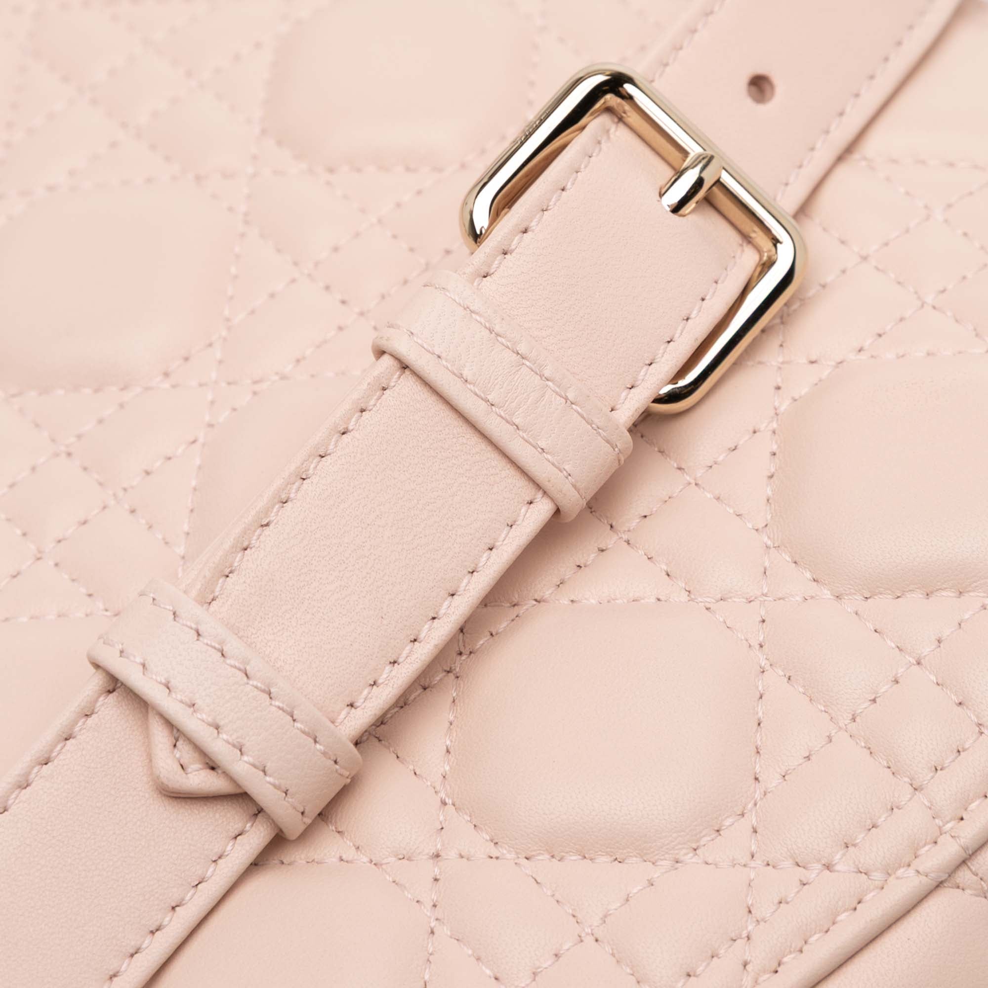 Large Lambskin Cannage Lady Dior - Image 6