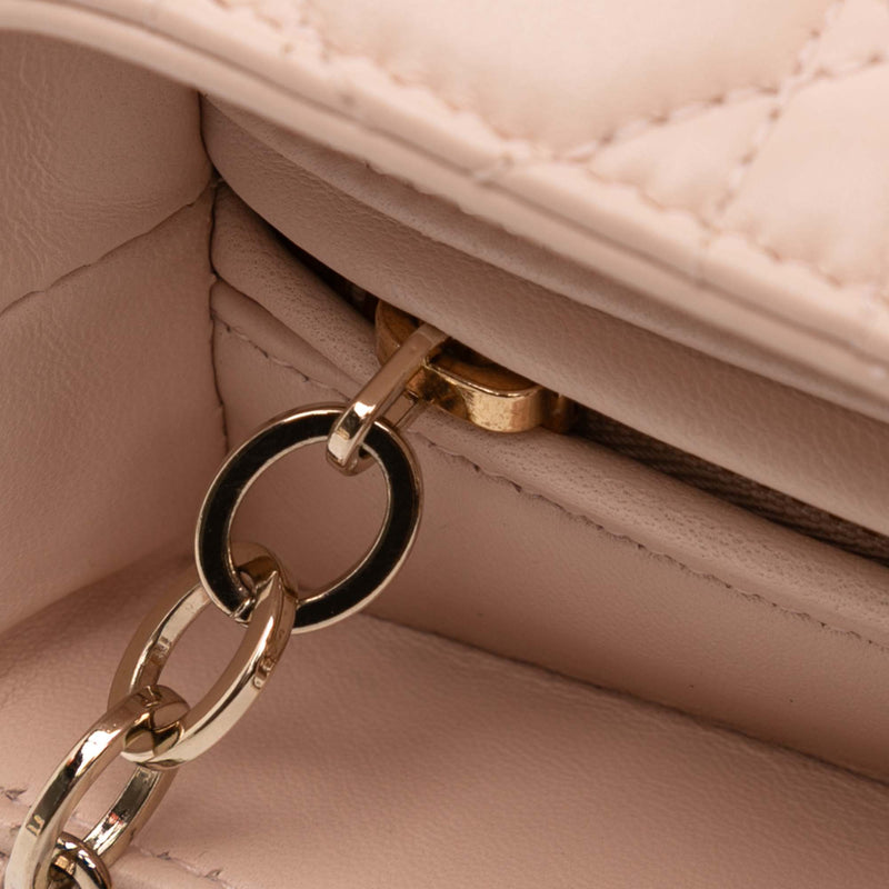 Large Lambskin Cannage Lady Dior - Image 9