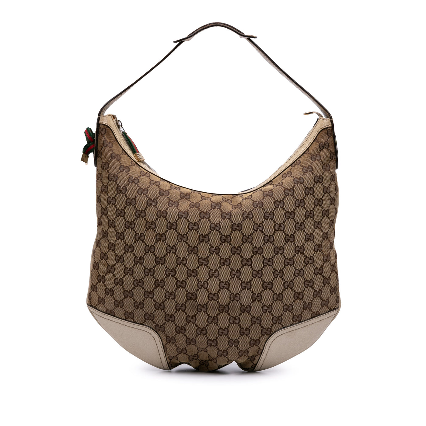 Large GG Canvas Web Princy Hobo - Image 1