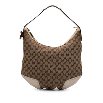 Large GG Canvas Web Princy Hobo - Image 1