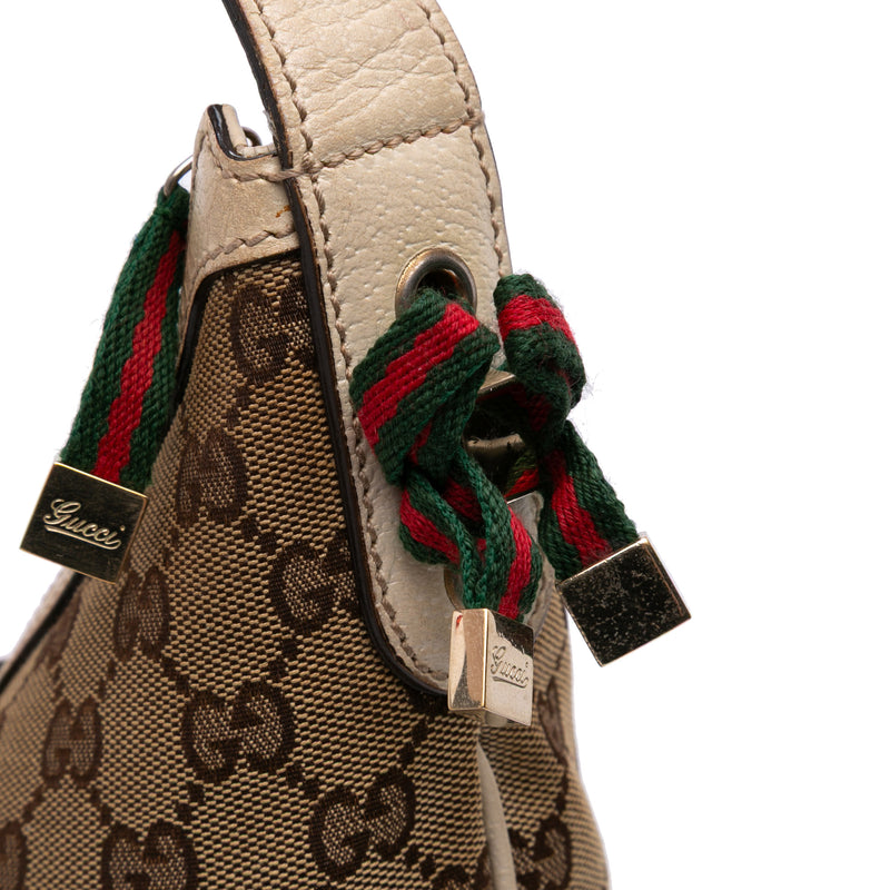 Large GG Canvas Web Princy Hobo - Image 7