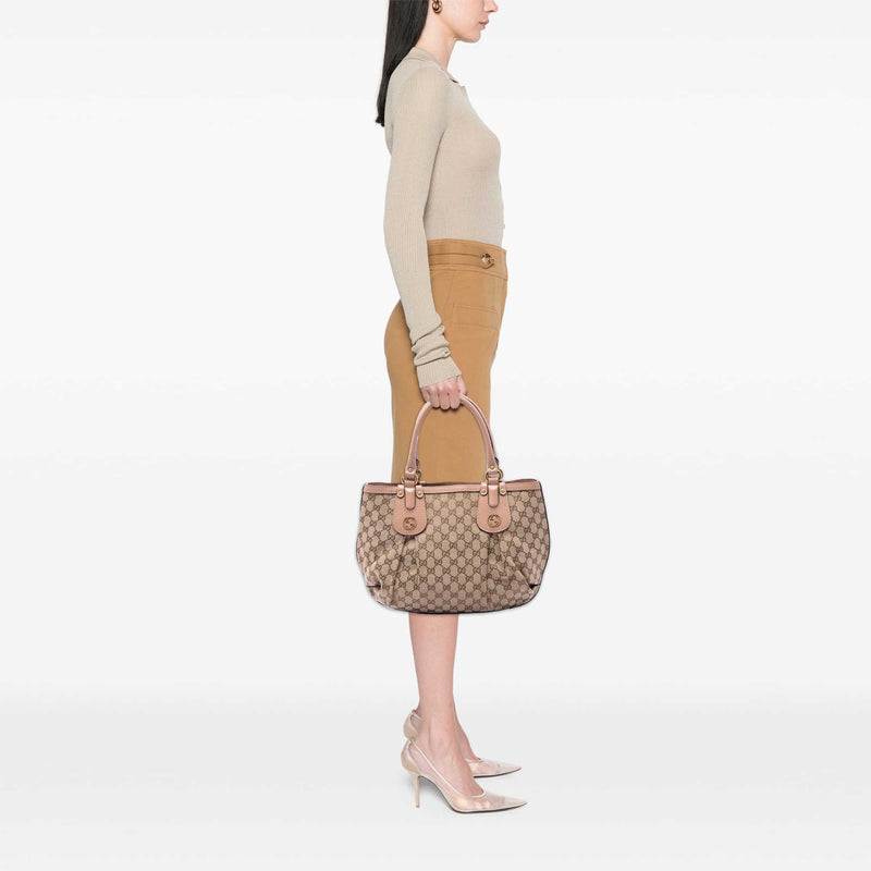 GG Canvas Scarlett Tote - Image 7