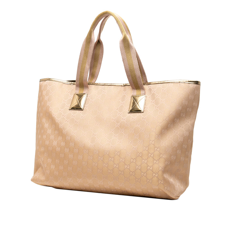 GG Canvas Web Tote - Image 2