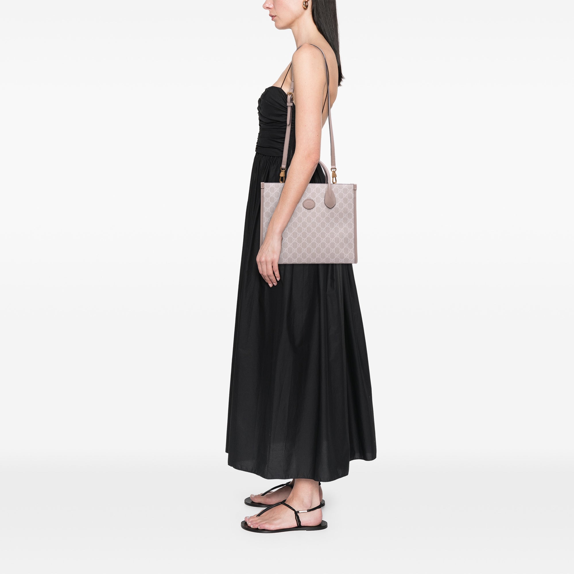 Small GG Supreme Interlocking G Tote - Image 11