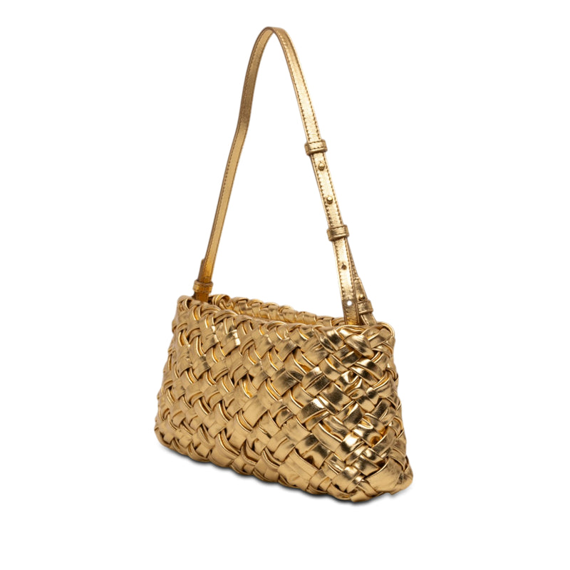 Metallic Lambskin Intrecciato Kalimero Cha Cha Shoulder Bag - Image 2