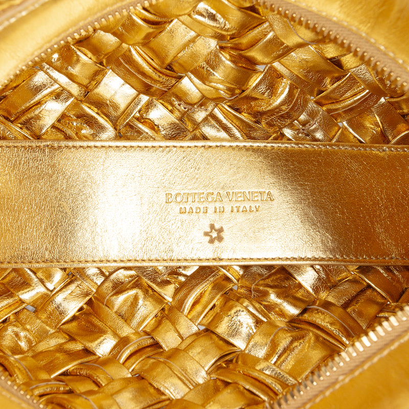 Metallic Lambskin Intrecciato Kalimero Cha Cha Shoulder Bag - Image 4