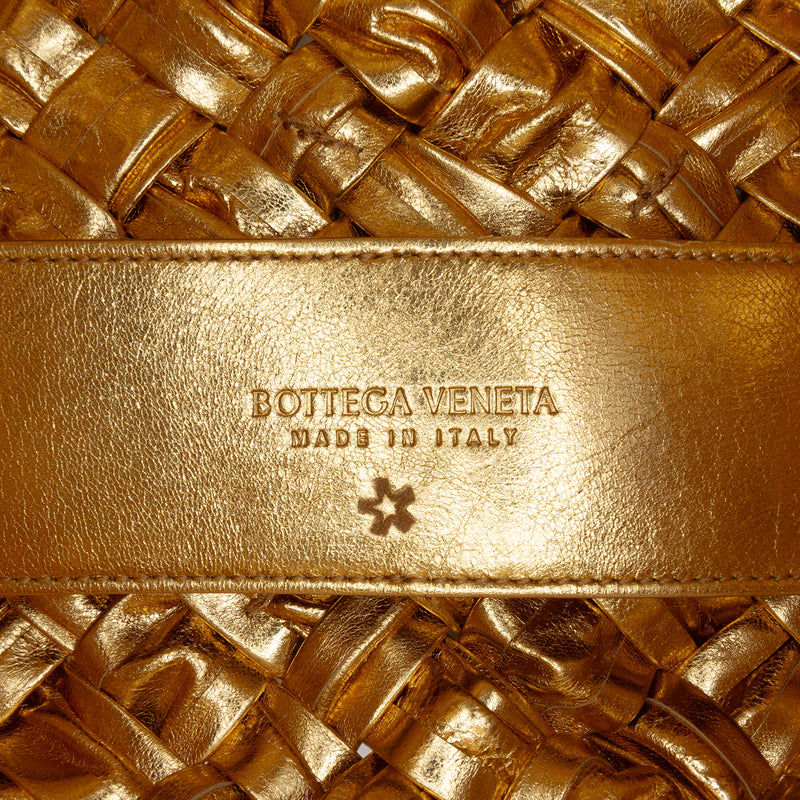 Metallic Lambskin Intrecciato Kalimero Cha Cha Shoulder Bag - Image 5