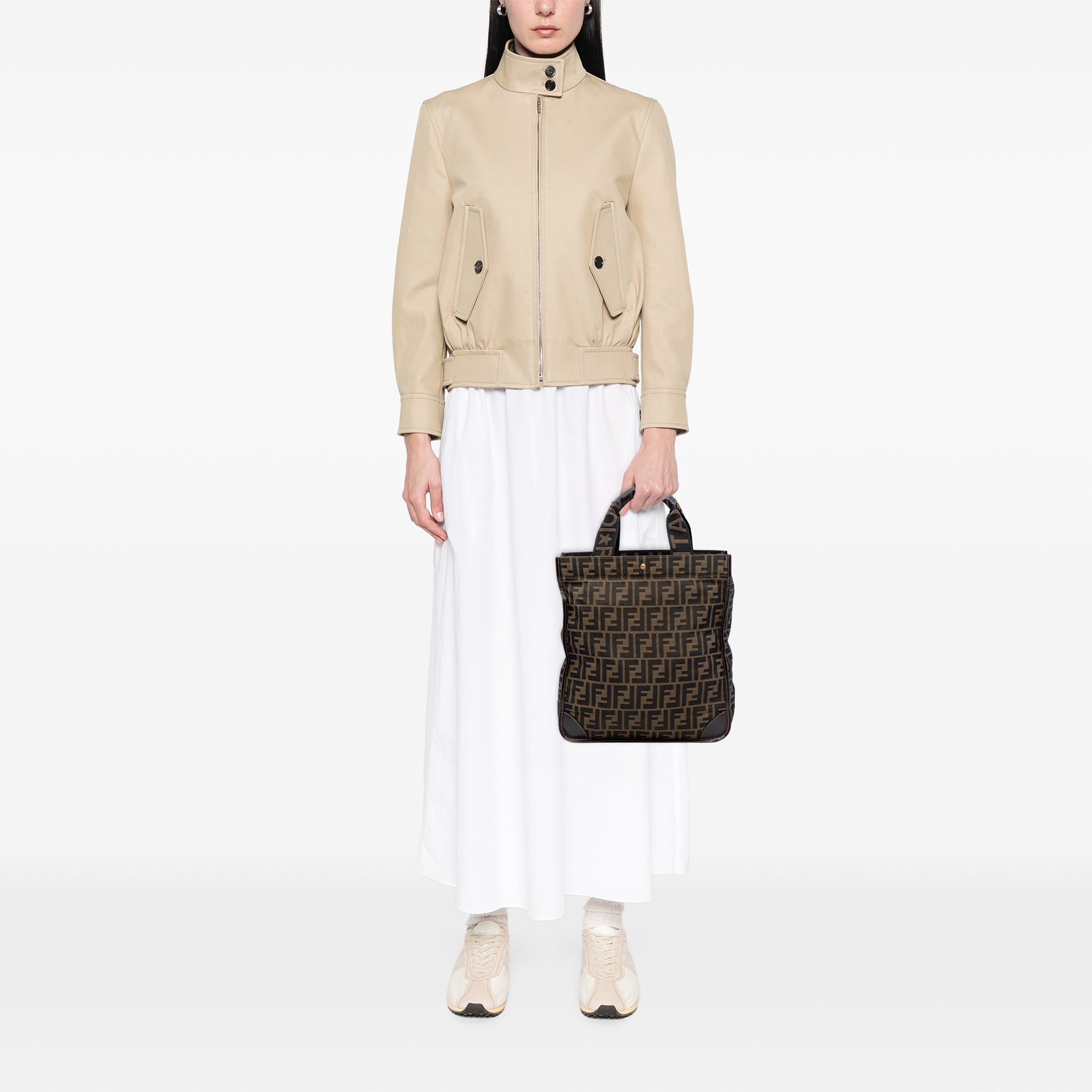 Zucca Canvas Shopping Tote - Image 6