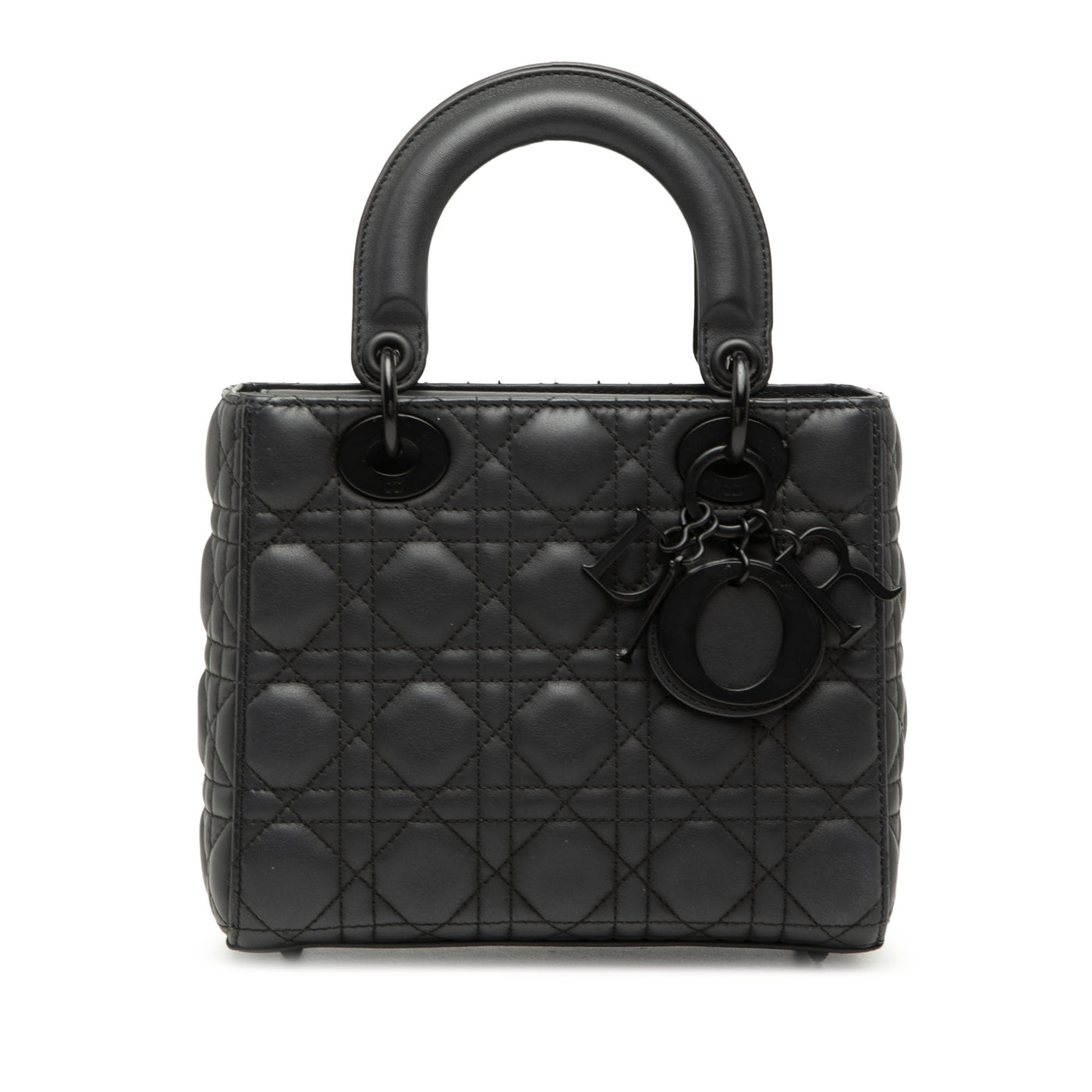 Small Ultra Matte Calfskin Cannage My ABCDior Lady Dior - Image 1