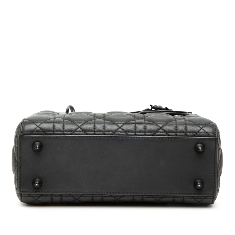 Small Ultra Matte Calfskin Cannage My ABCDior Lady Dior - Image 3