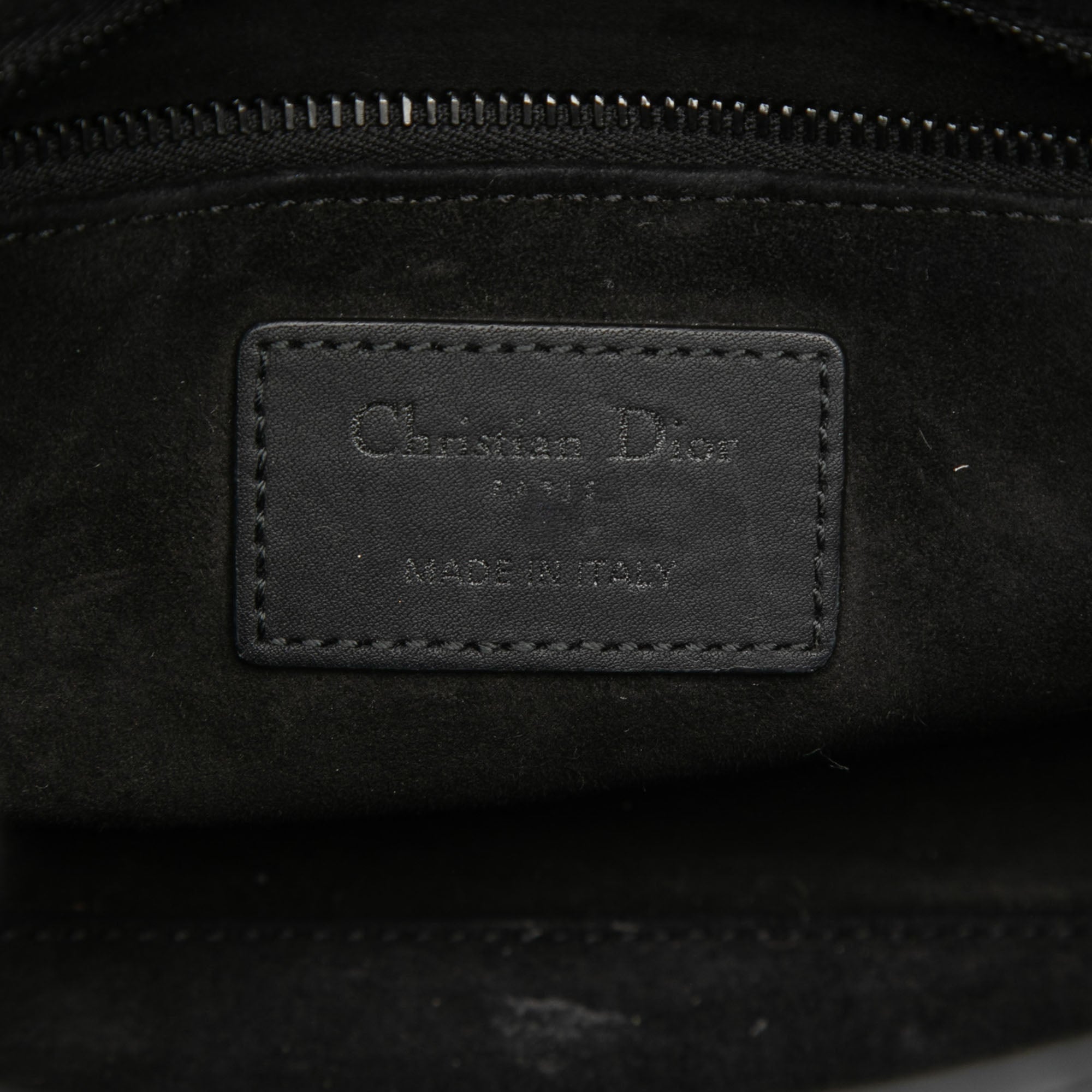 Small Ultra Matte Calfskin Cannage My ABCDior Lady Dior - Image 5