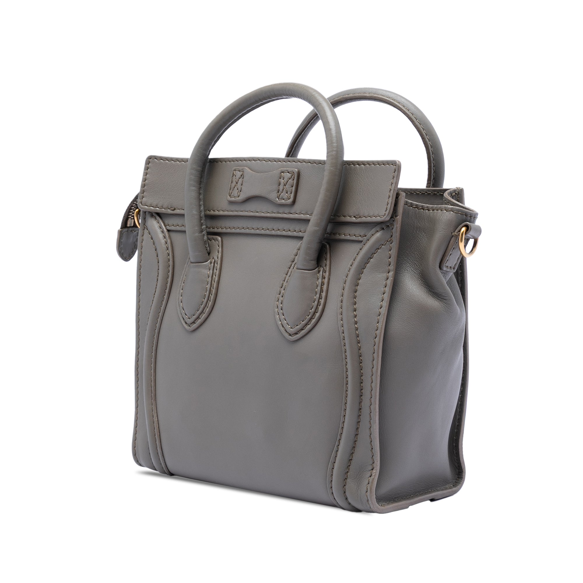 Nano Leather Luggage Tote - Image 2