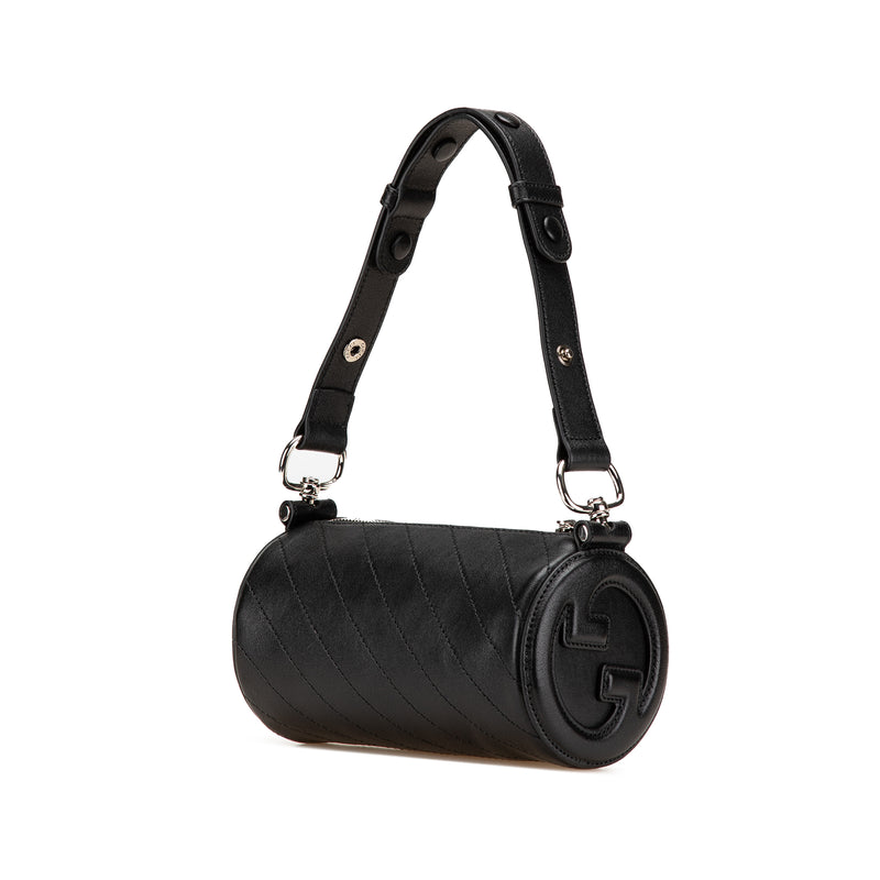 Mini Leather Blondie Barrel Shoulder Bag - Image 2