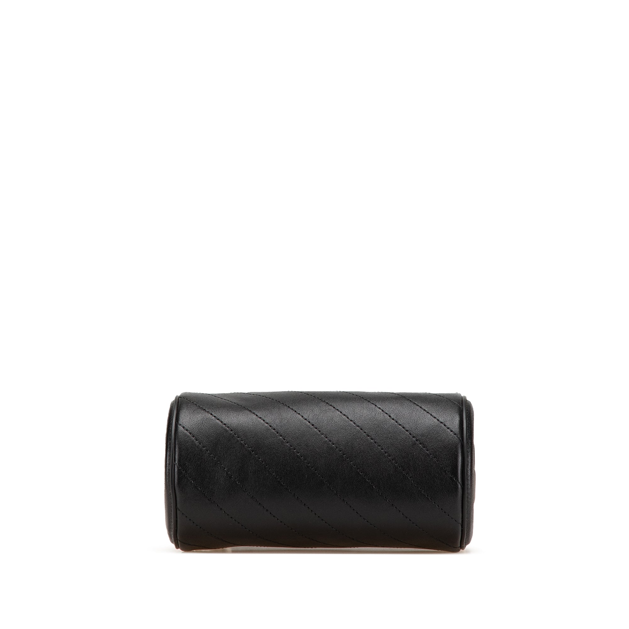Mini Leather Blondie Barrel Shoulder Bag - Image 3