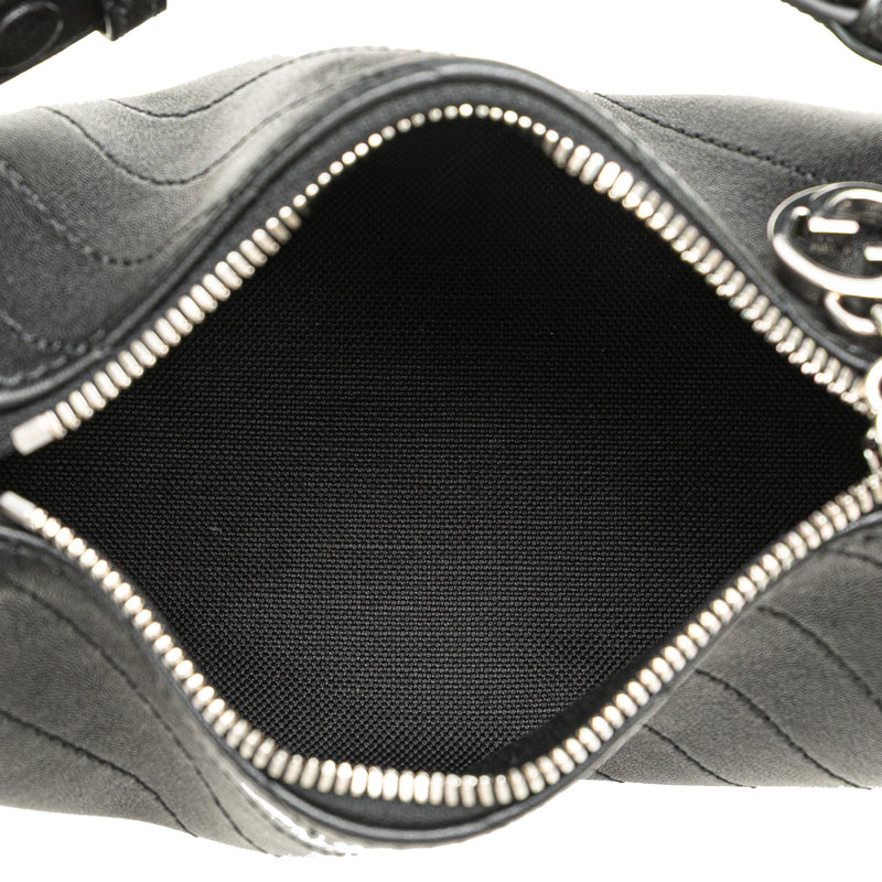 Mini Leather Blondie Barrel Shoulder Bag - Image 4