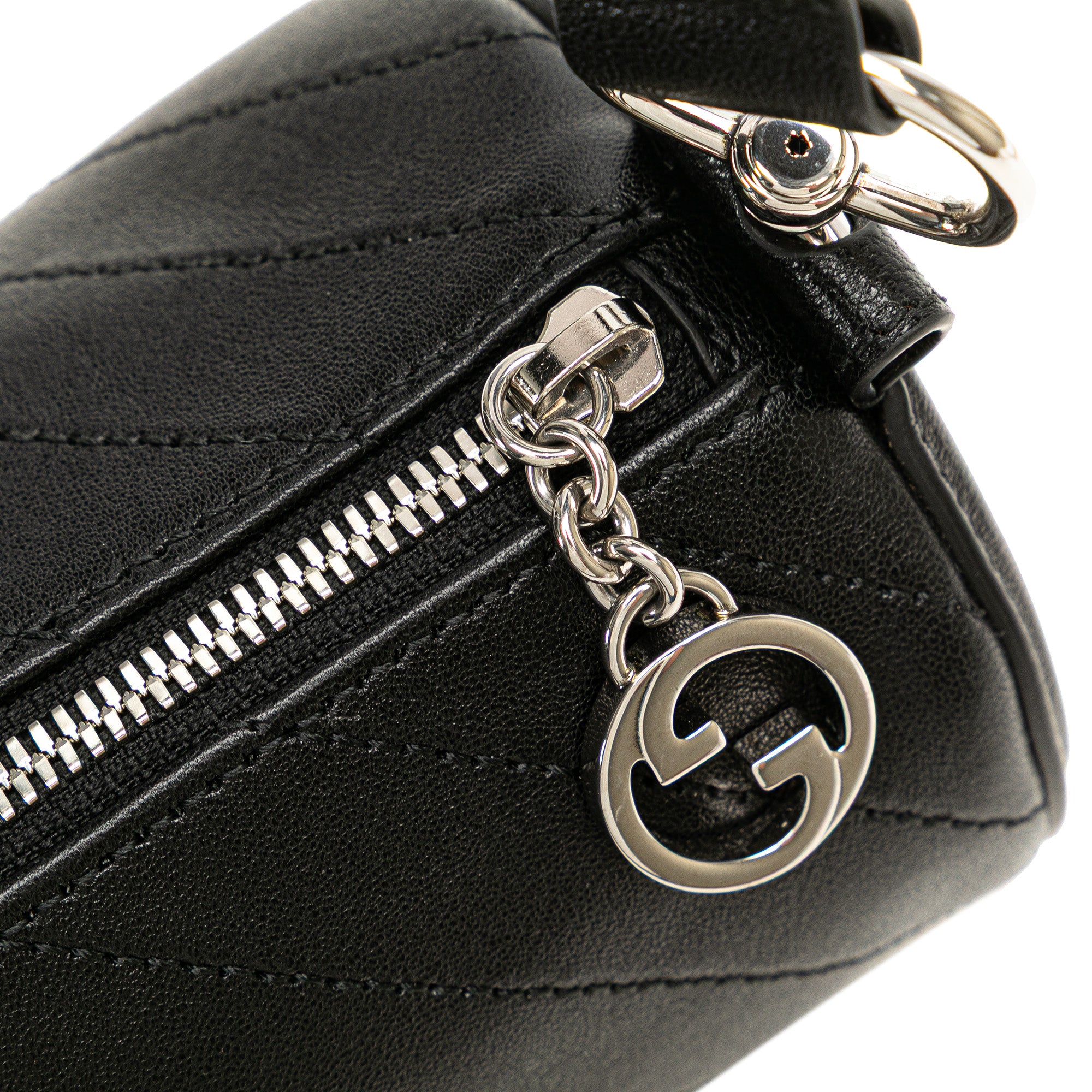 Mini Leather Blondie Barrel Shoulder Bag - Image 7