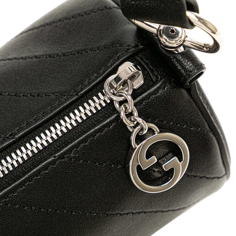 Mini Leather Blondie Barrel Shoulder Bag - Image 7