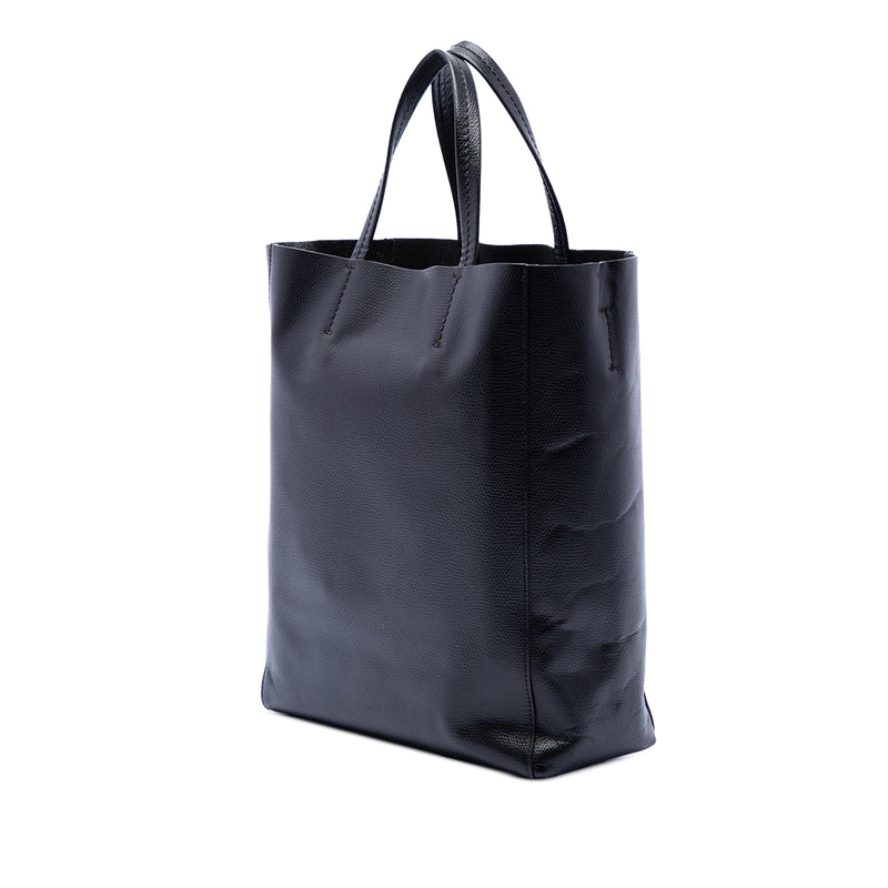 Small Grained Calfskin Vertical Cabas Satchel - Image 2