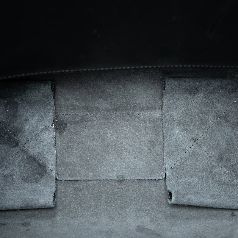 Small Grained Calfskin Vertical Cabas Satchel - Image 4