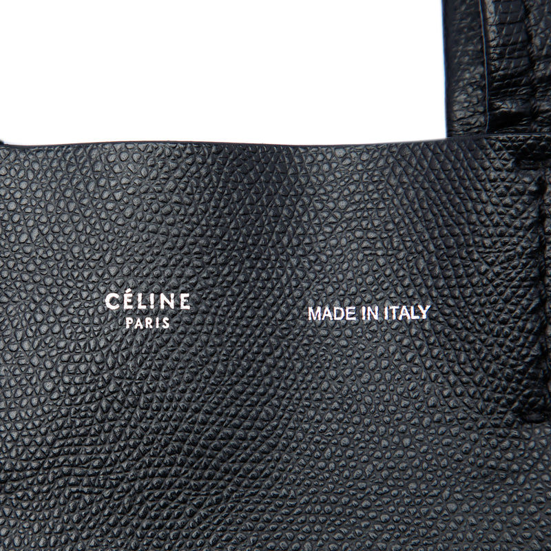 Small Grained Calfskin Vertical Cabas Satchel - Image 5