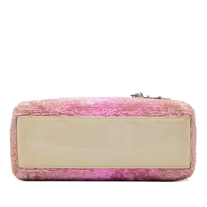Mini Patent Sequined Lady Dior - Image 3