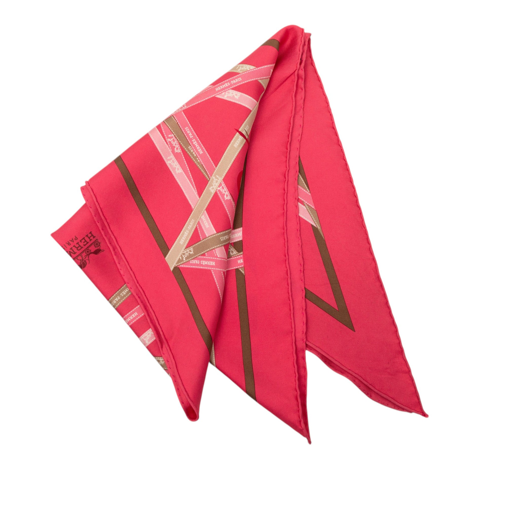 Bolduc Silk Pointu Triangle Scarf 90 - Image 1