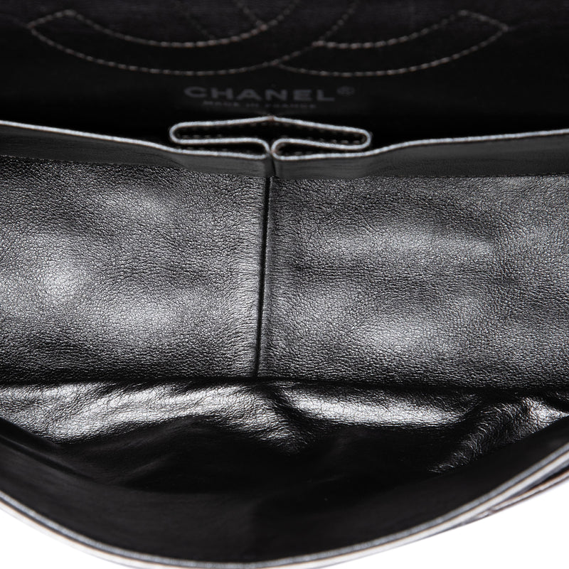 Quilted Metallic Aged Calfskin Reissue 2.55 Double Flap 226 - Image 4