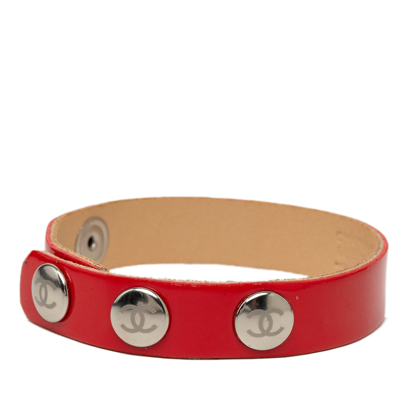 Studded CC Calfskin Logo Bracelet - Image 2