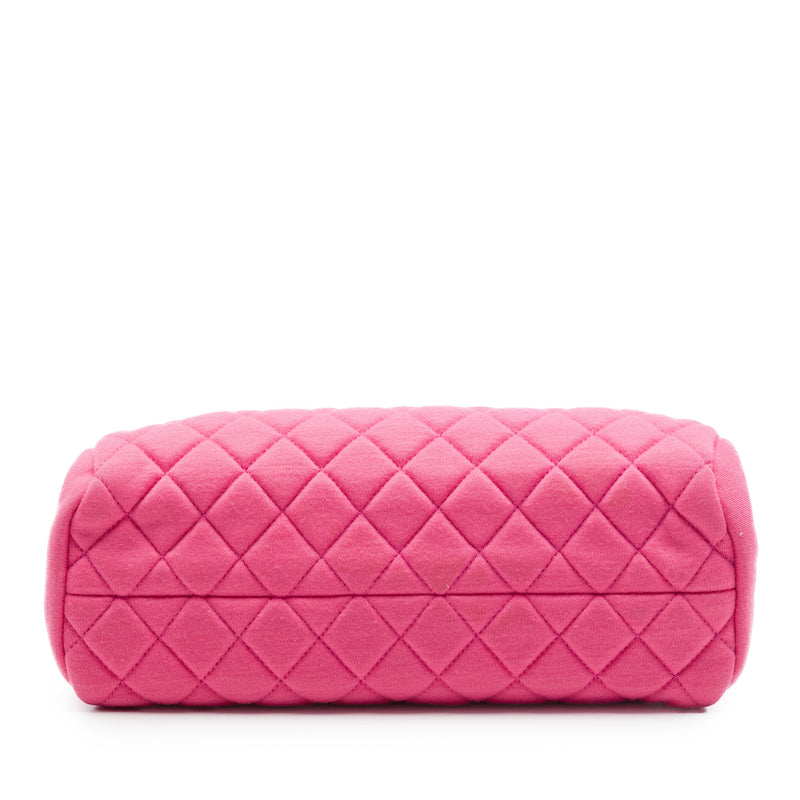Small Quilted Jersey Just Mademoiselle Bowling Bag - Image 3